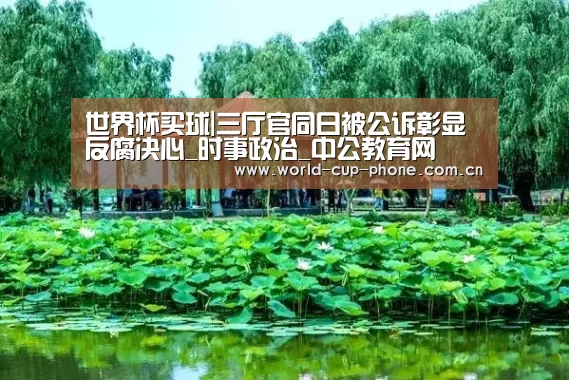 世界杯买球|三厅官同日被公诉彰显反腐决心_时事政治_中公教育网(图2) 2026世界杯